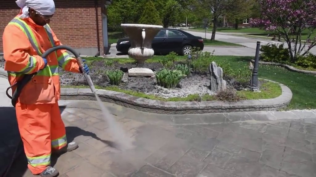 Driveway Sandblasting