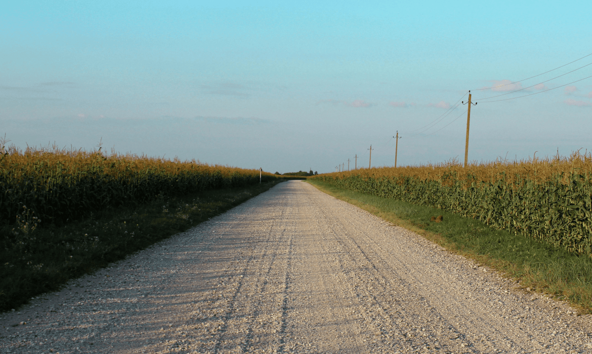 Gravel Driveway Without a Grid