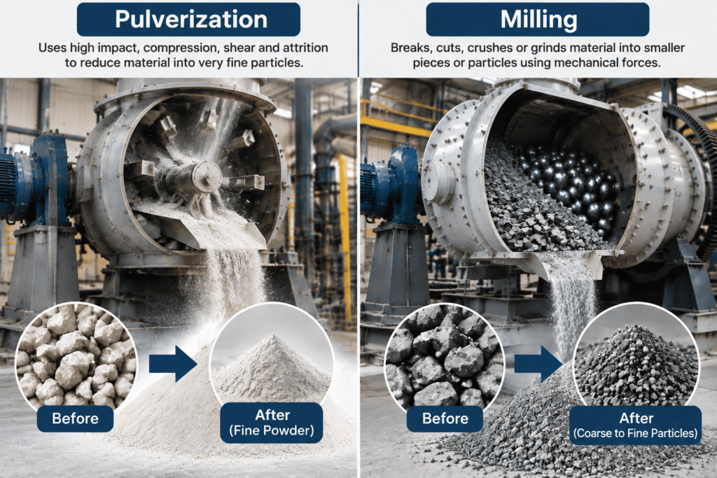 Pulverization and Milling Processes Work